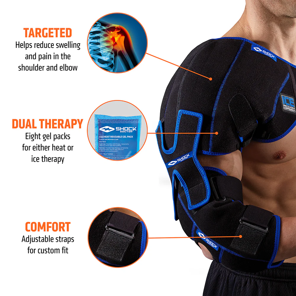 Ice Recovery Shoulder Elbow Compression Wrap - Image 3