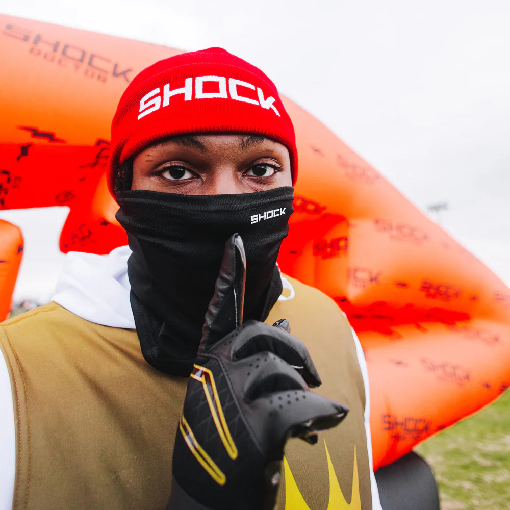 Showtime Solid Black Ski Mask - Image 4